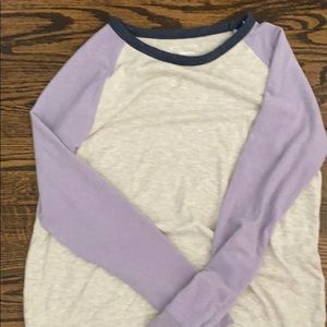 Sonoma Gray and purple long sleeve